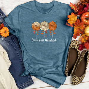 Playful Autumn Polka Dot Mum Trio Heathered Tee