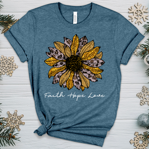 Faith Hope Love Sunflower V5