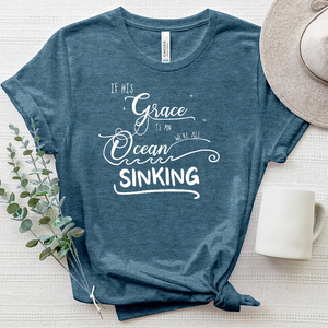 If His Grace Heathered Tee