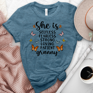 She Is Granny Heathered Tee