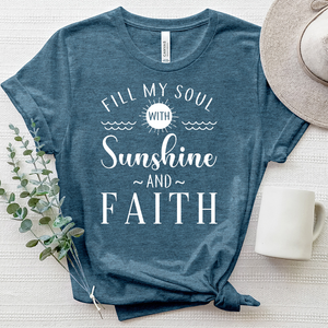 Fill My Soul Heathered Tee