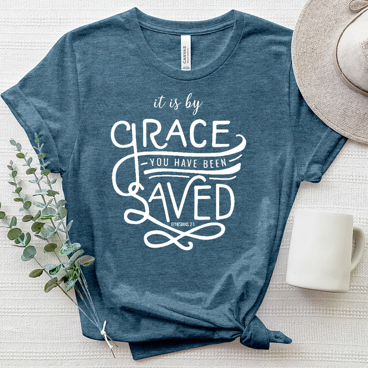 It Is by Grace Heathered Tee