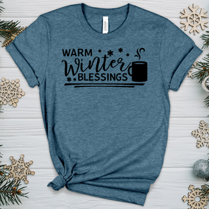 Warm Winter Blessings Heathered Tee