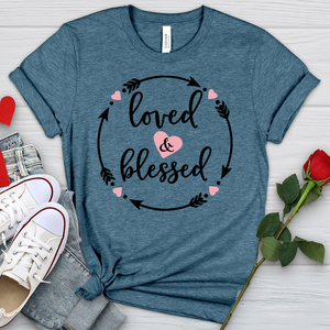 Loves & Blessed Heathered Tee