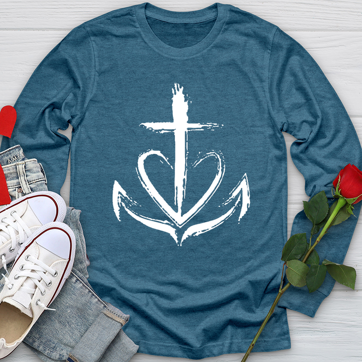 Faith is the Anchor Long Sleeve Tee