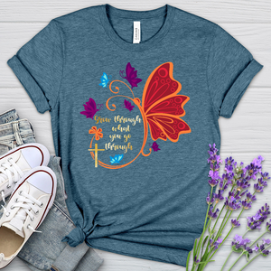 Grow Through What You Go Through Heathered Tee