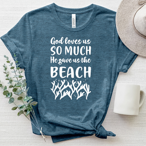 God Gave Us the Beach Heathered Tee