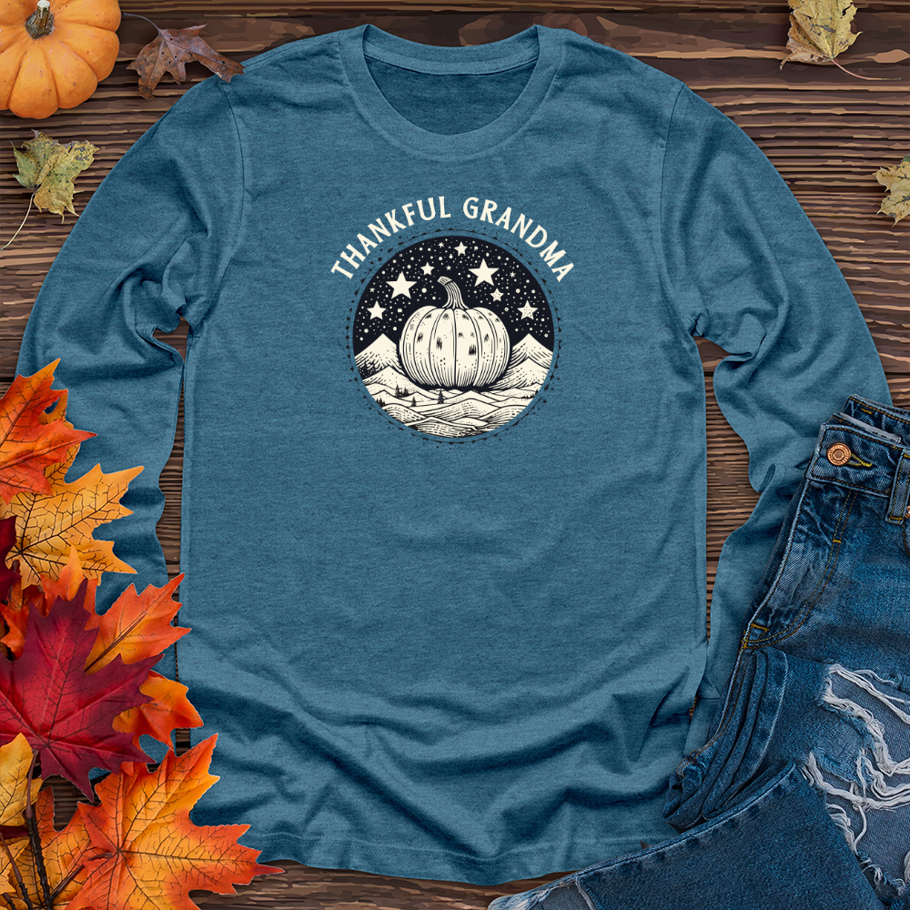 Cosmic Winter Pumpkin Long Sleeve Tee
