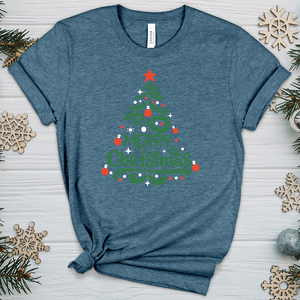 Merry Christmas Heathered Tee