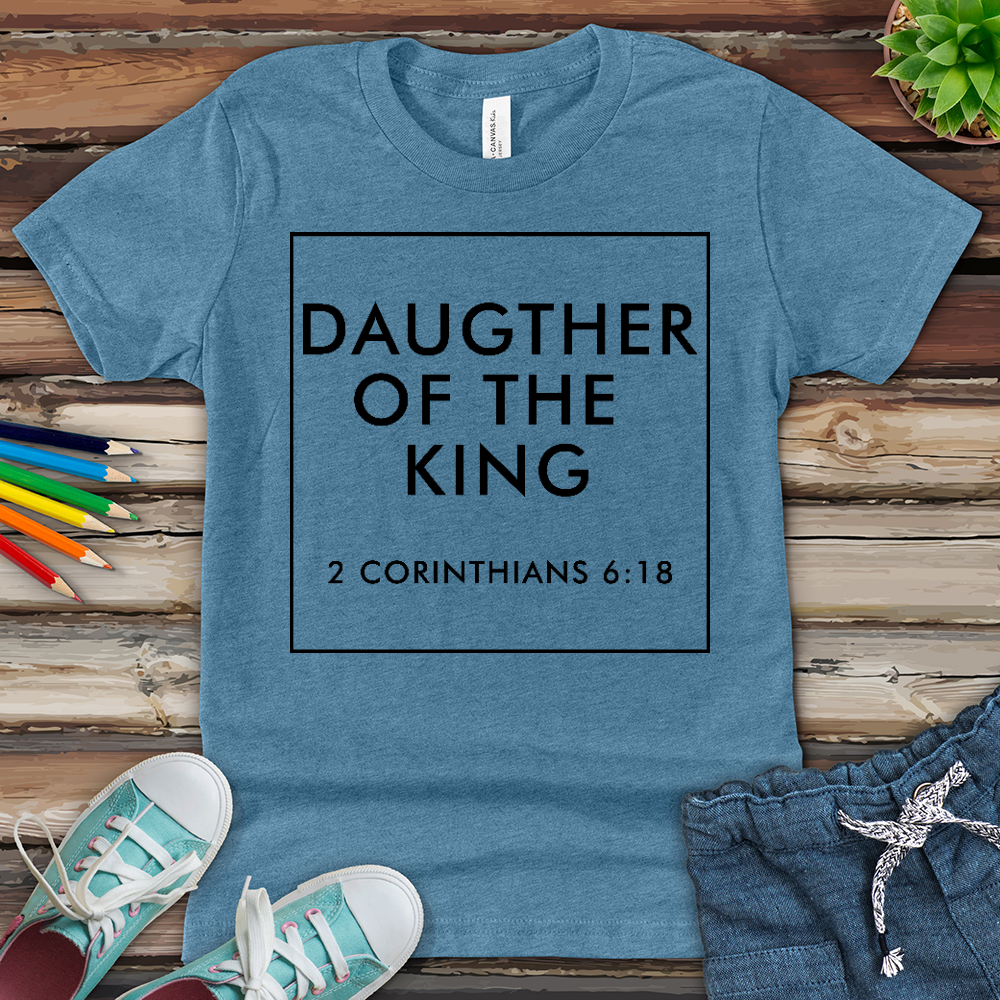 Daugthe of the King Youth Heathered Tee