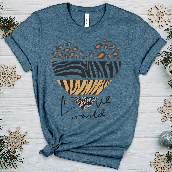 Love Is Wild Heathered Tee