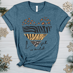 Love Is Wild Heathered Tee