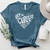 Guide Your Heart Heathered Tee