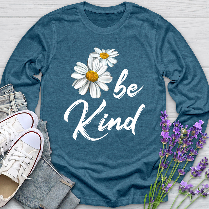 Be Kind Daisy Long Sleeve Tee