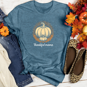 Retro Foodie Pumpkin Heathered Tee