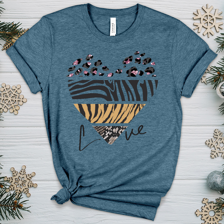 Love Is Wild 4 Heathered Tee