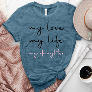 My Daughter Heathered Tee