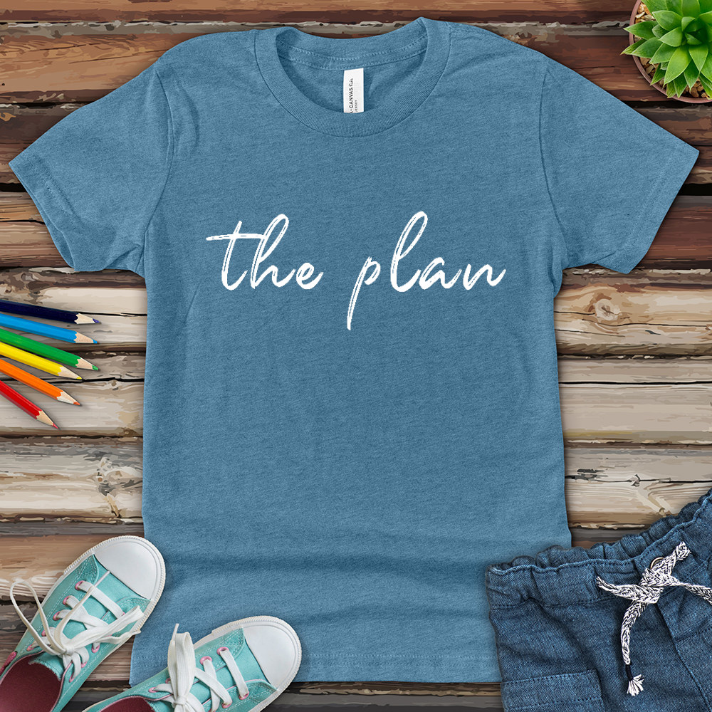 The Plan Youth Heathered Tee