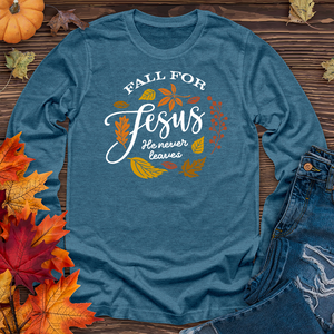 Fall For Jesus Long Sleeve Tee