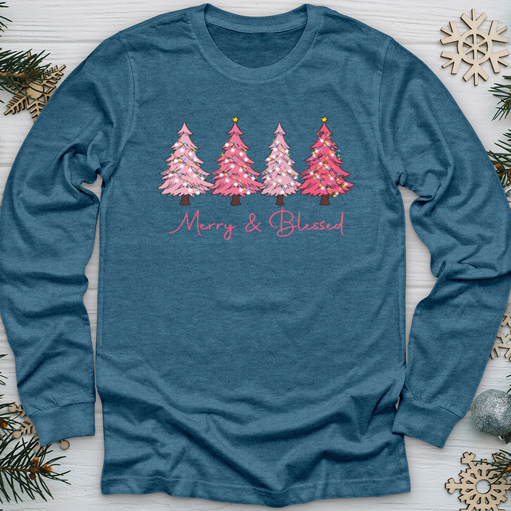 Merry & Blessed Long Sleeve Tee