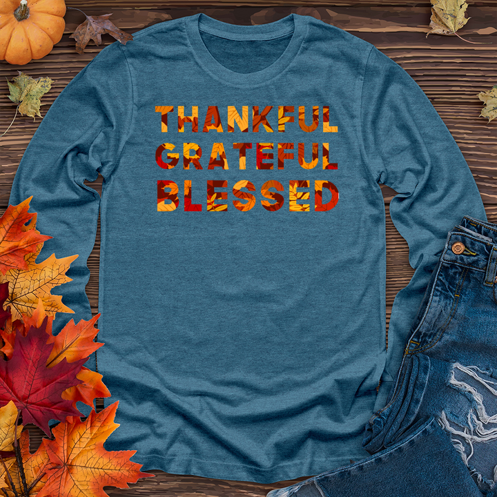 TGB Fall Pattern Long Sleeve Tee