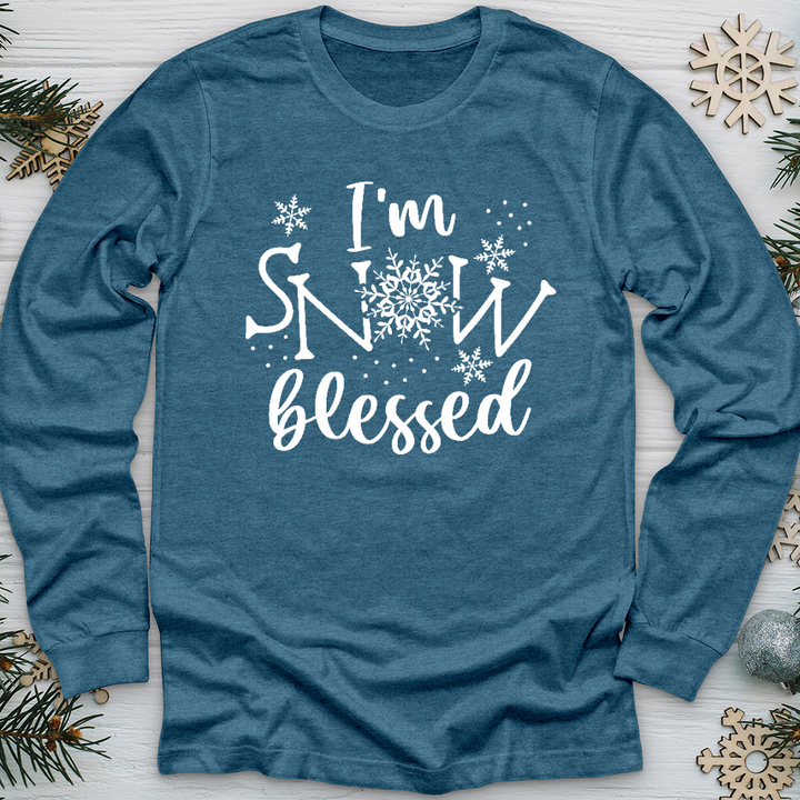 Snow Blessed Snowflake Long Sleeve Tee