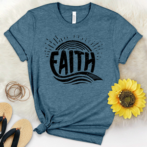 Faith Sunset Heathered Tee