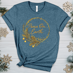 Peace On Earth Heathered Tee