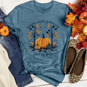 Grow In Grace Pumpkin Patch Heathered Tee