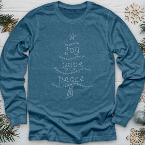 Joy Hope Peace Long Sleeve Tee