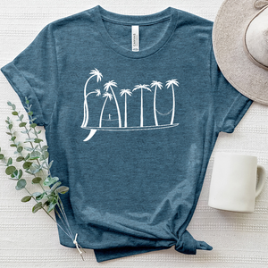 Plam Tree Heathered Tee