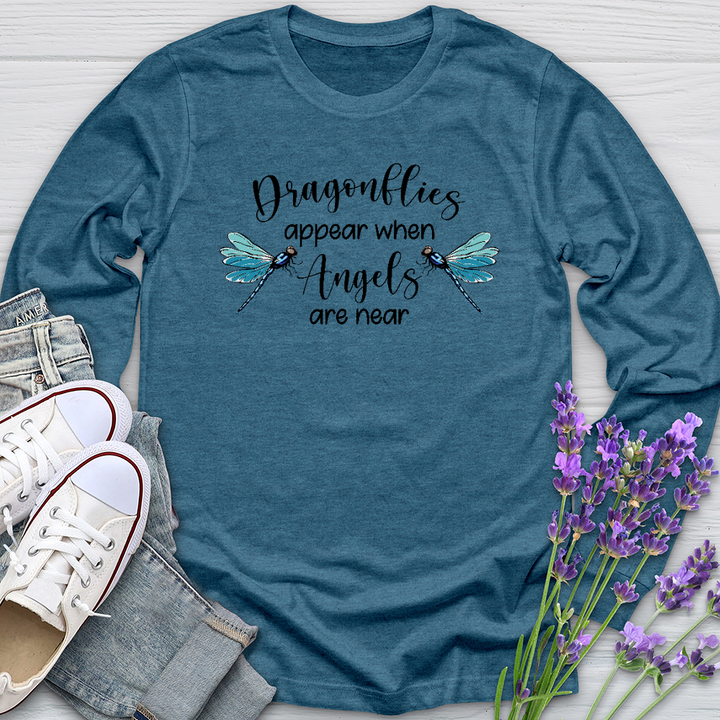 Dragonflies Appear Long Sleeve Tee