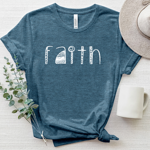 Faith & Summer Heathered Tee