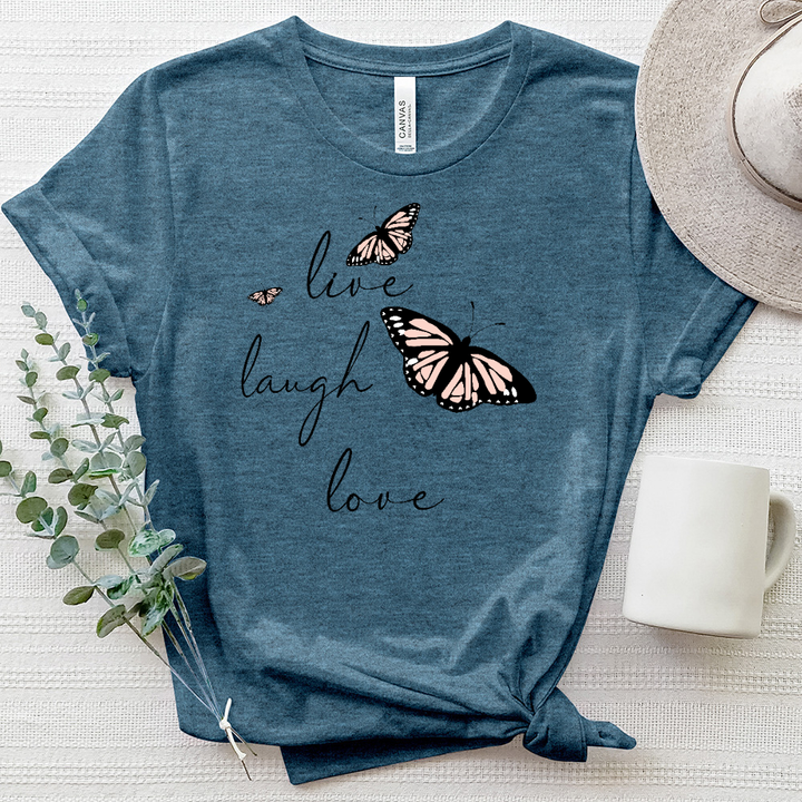 Live Laugh Lovin It Heathered Tee