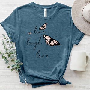 Live Laugh Lovin It Heathered Tee