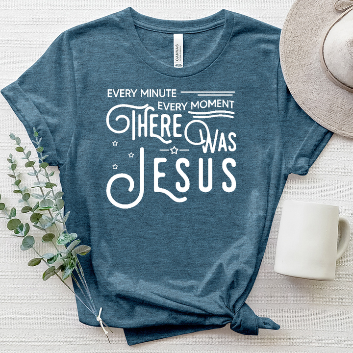 There Was Jesus(White) Heathered Tee