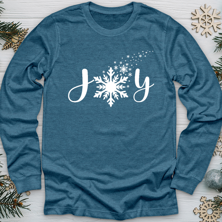 Joy Snowflake Long Sleeve Tee