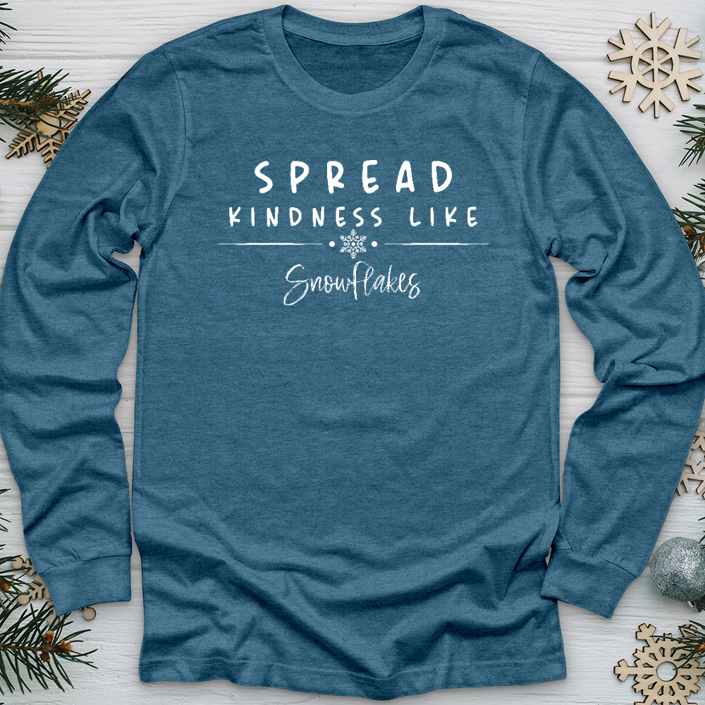 Snowflake Kindness Long Sleeve Tee