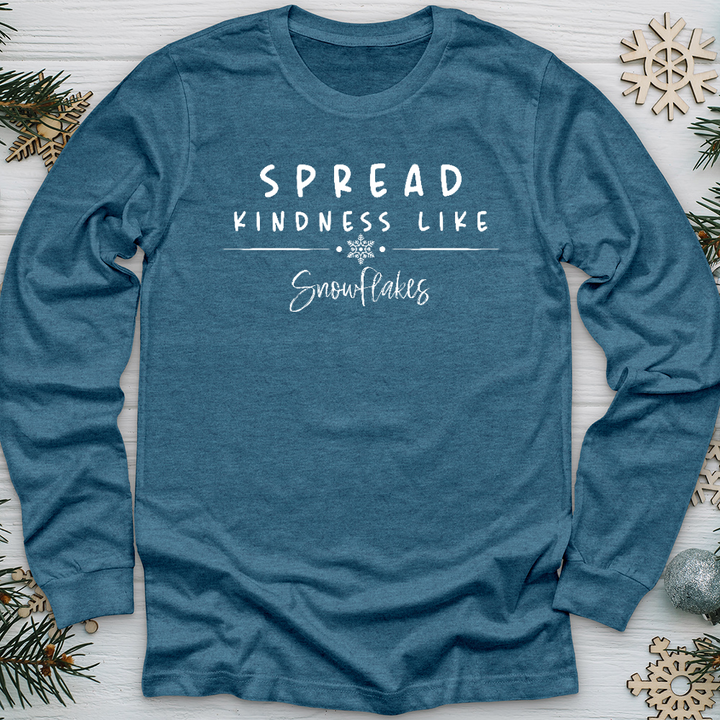 Snowflake Kindness Long Sleeve Tee