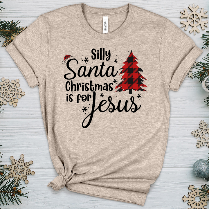 Silly Santa Heathered Tee