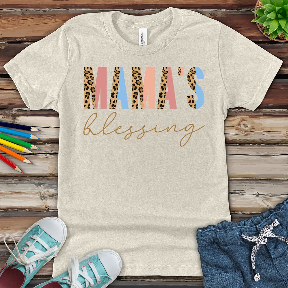 Mama's Blessing Youth Heathered Tee