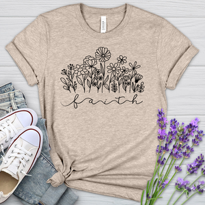 Faith Garden Heathered Tee