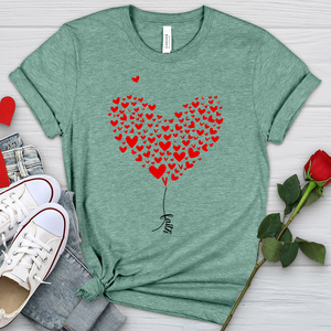 Faith Heart String Heathered Tee