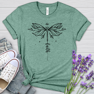 Simple Faith Dragonfly Heathered Tee