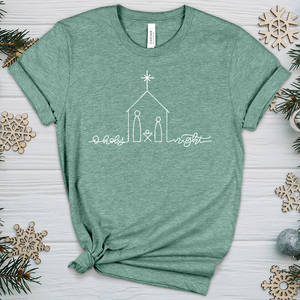 The Boy In The Manger Heathered Tee