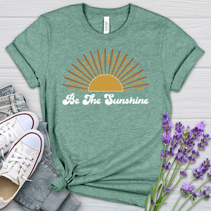 Be The Sunshine Sun Heathered Tee