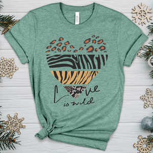 Love Is Wild Heathered Tee