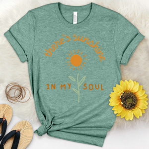 There's Sunshine Heathered Tee