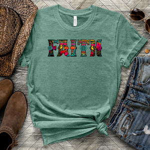 Faith Serape Heathered Tee