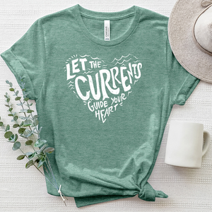 Guide Your Heart Heathered Tee